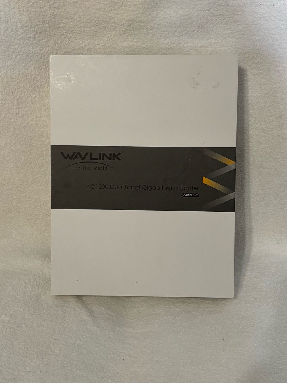 Wavlink AC1200 Dual-Band Router - White with Black Accent